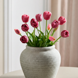 Luksus Stor Tulipan Buket - Dyb Rosa