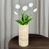 Luksus Tulipan Buket - Hvid
