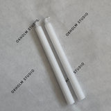 Ekstra sæt stearinlys til Luma Travertin Lysestage (2 stk pr. sæt)