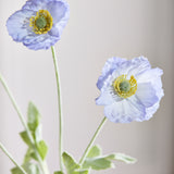 Valmue Blomst "Real Touch" - Lila