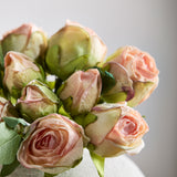 Vintage Rose Buket - Lyserød