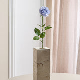 Langstilket "Real Touch" Rose - Blå