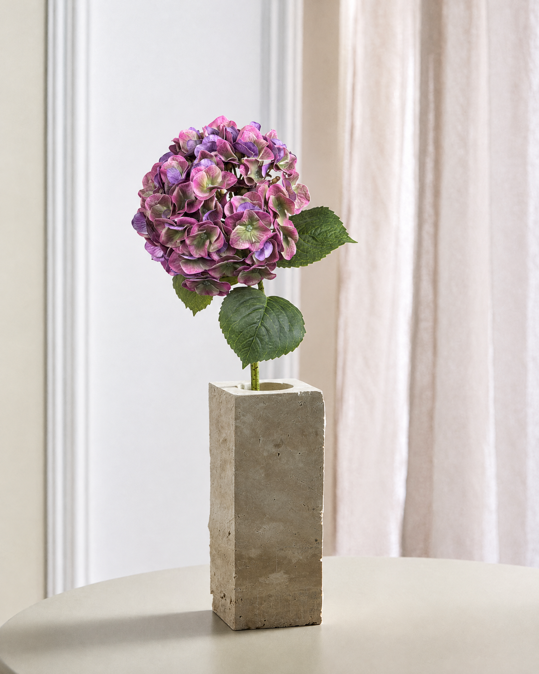 Luksus Hortensia - Lilla/Lysegrøn